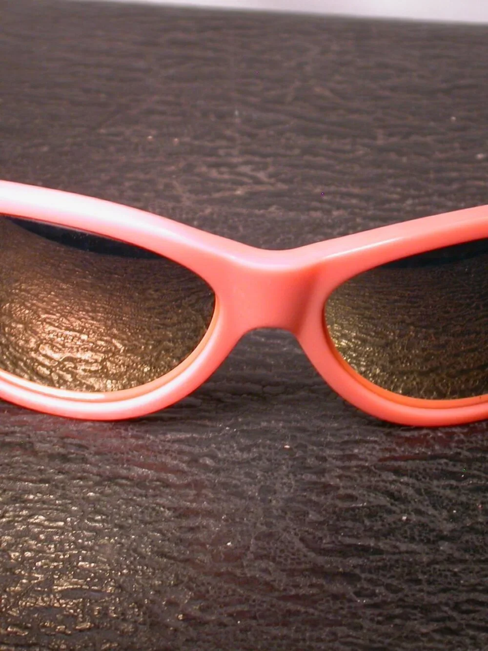 Crap Hot Lava Funk Daddy Peach Pink Modern Shades Sunglasses CLEAN